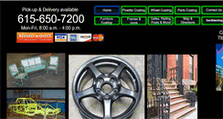 Desktop Screenshot of nashvillepowdercoating.com